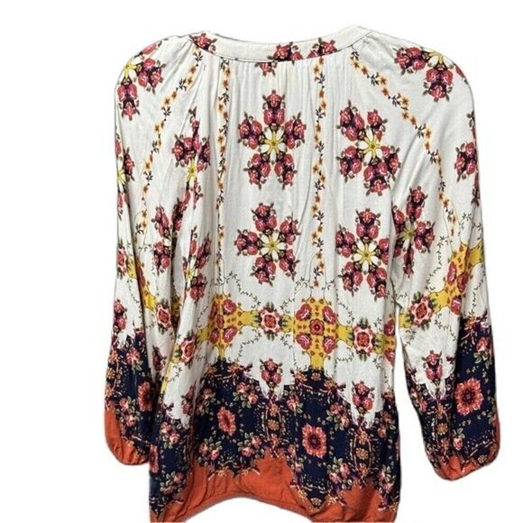 Anthropologie By Fig & Flower Blouse Size Medium - Picture 2 of 13